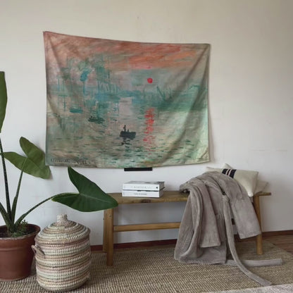 Sunrise,Claude Monet Wall Covering 130x100 cm