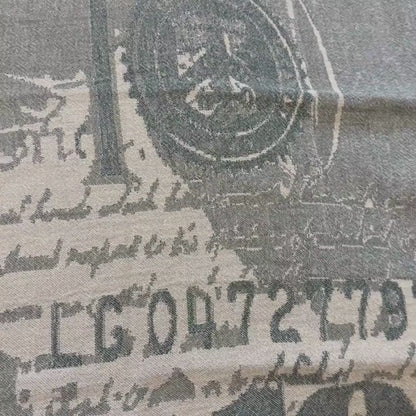 Benjamin Franklin Cotton Woven Blanket-180x100cm 