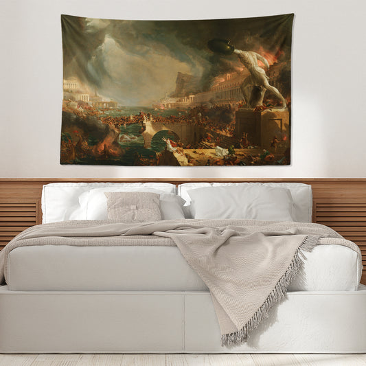 İmparatorluğun Seyri: Yıkılış Süreci - Thomas Cole Duvar Örtüsü