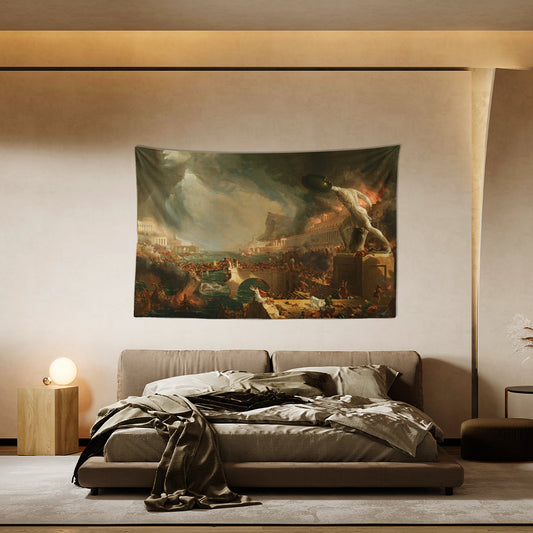 İmparatorluğun Seyri: Yıkılış Süreci - Thomas Cole Duvar Örtüsü