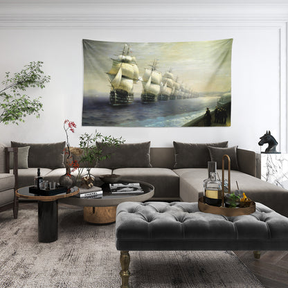 A Game of L'hombre in Brøndums Hotel Wall Covering - 130cm x 100cm