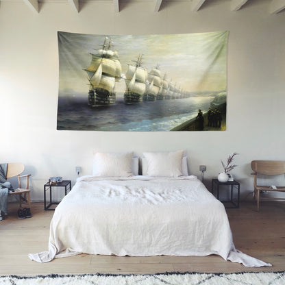 A Game of L'hombre in Brøndums Hotel Wall Covering - 130cm x 100cm