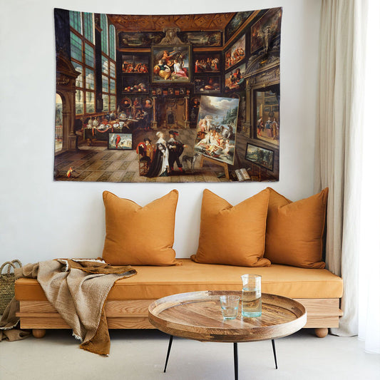 Bir Sanat Galerisinin İçi, Cornelis de Baellieur Duvar Örtüsü