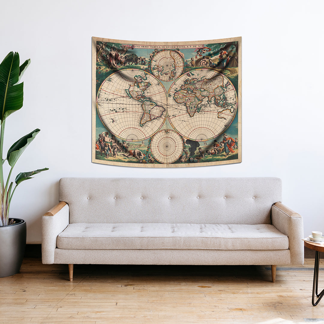 Nova Orbis Tabula Duvar Örtüsü