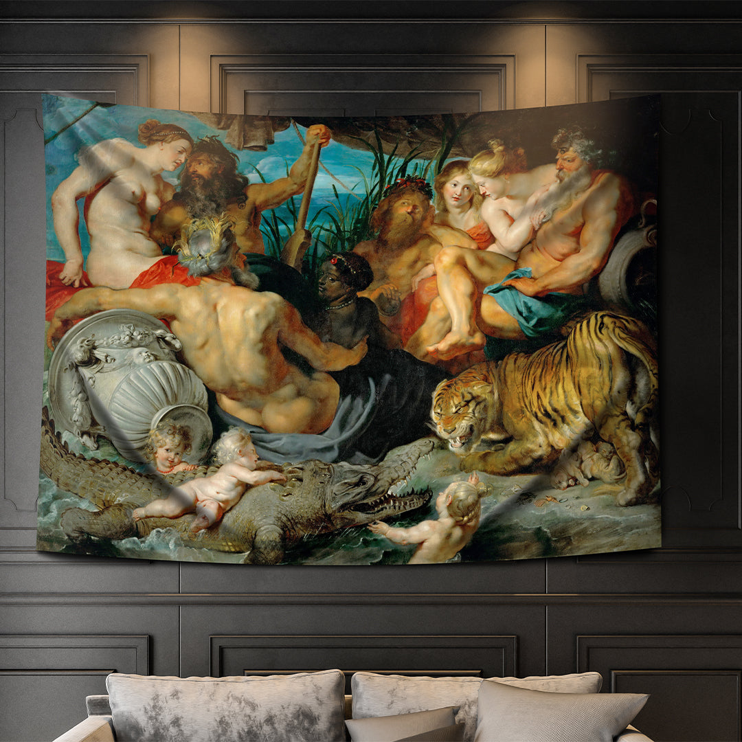 The Four Continents Duvar Örtüsü