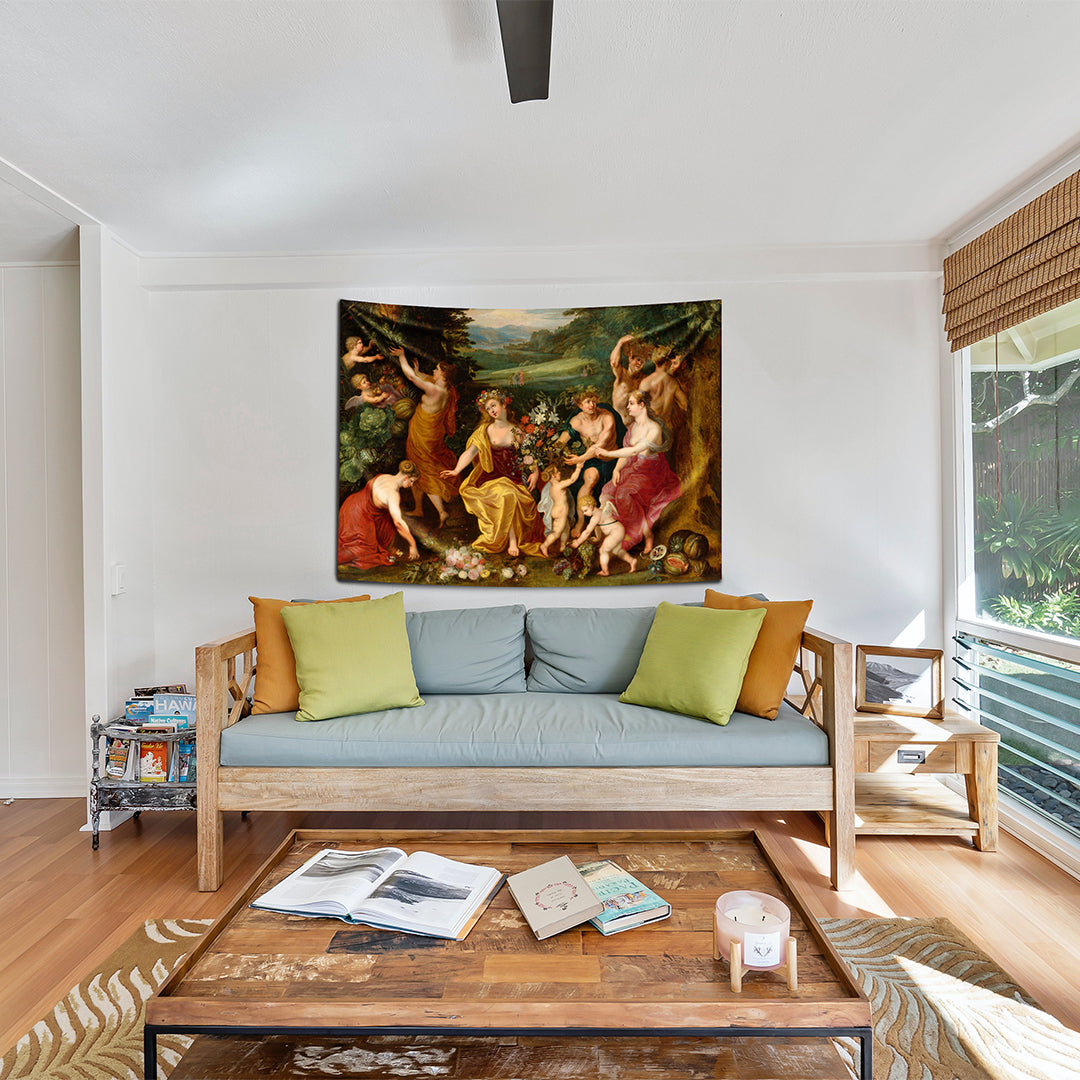 An Allegory of Earth Duvar Örtüsü