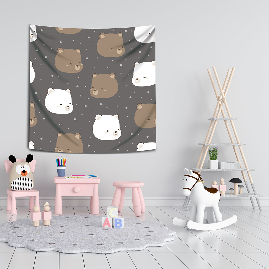 Dark Bear - Kara Ayı Duvar Örtüsü