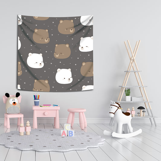 Dark Bear - Kara Ayı Duvar Örtüsü