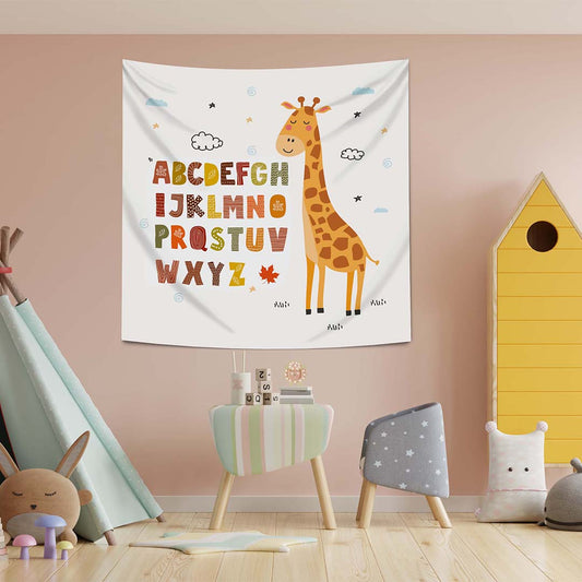 Zürafa Duvar Örtüsü