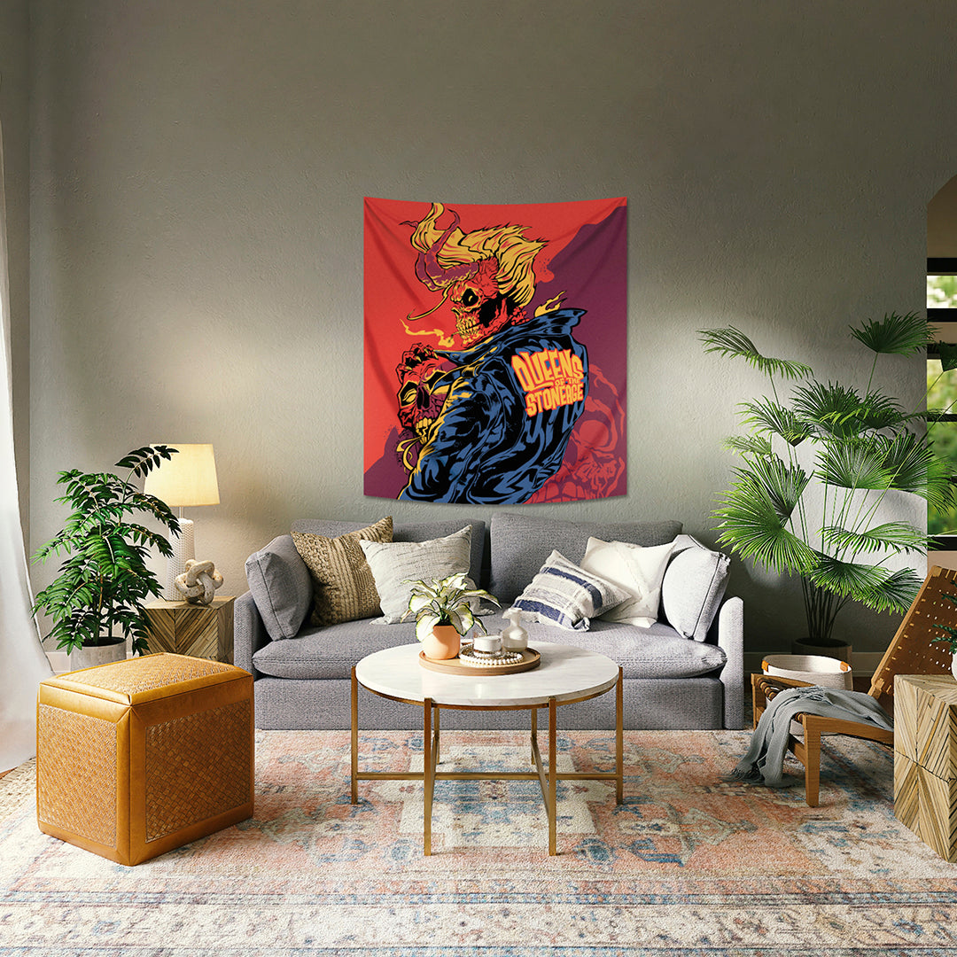 Queens of the Stoneage Duvar Örtüsü