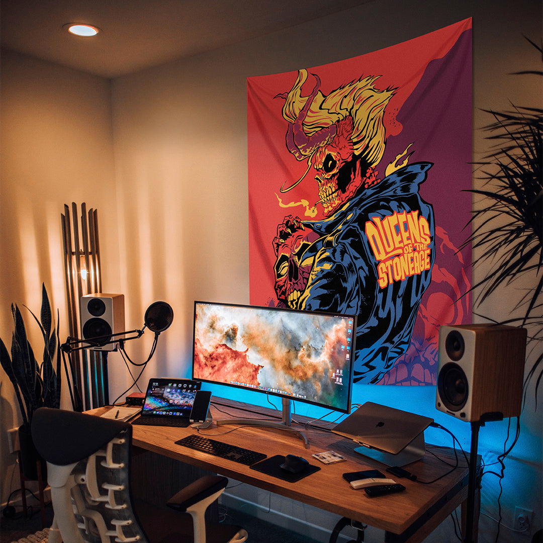 Queens of the Stoneage Duvar Örtüsü