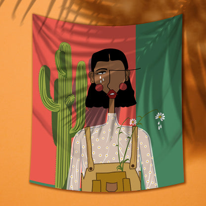 Daisy Woman Duvar Örtüsü