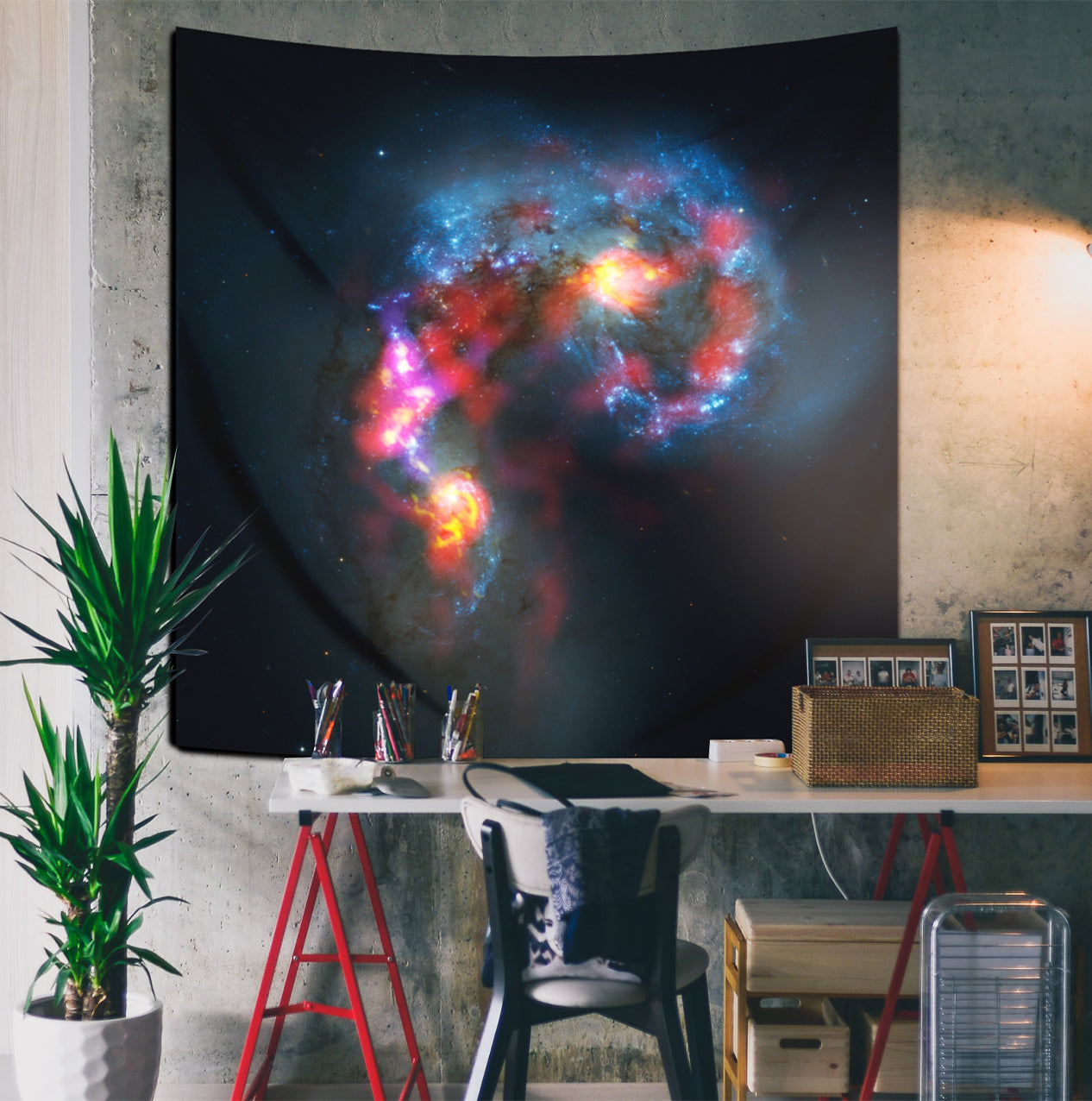 Antennae Galaxies Duvar Örtüsü