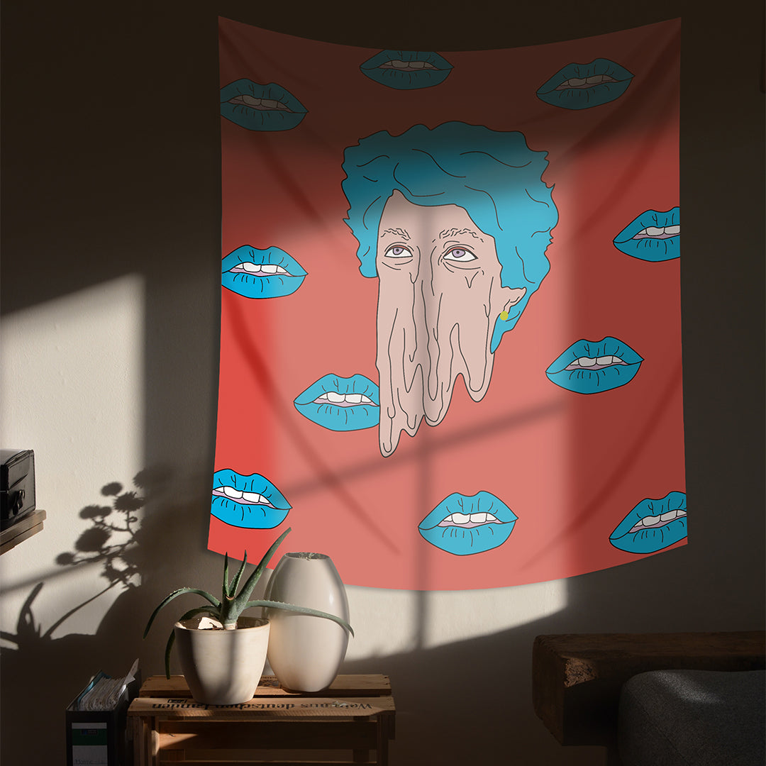 Lips Duvar Örtüsü