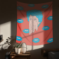 Lips Duvar Örtüsü