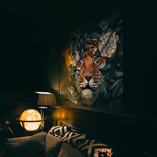 Tiger - Kaplan Duvar Örtüsü