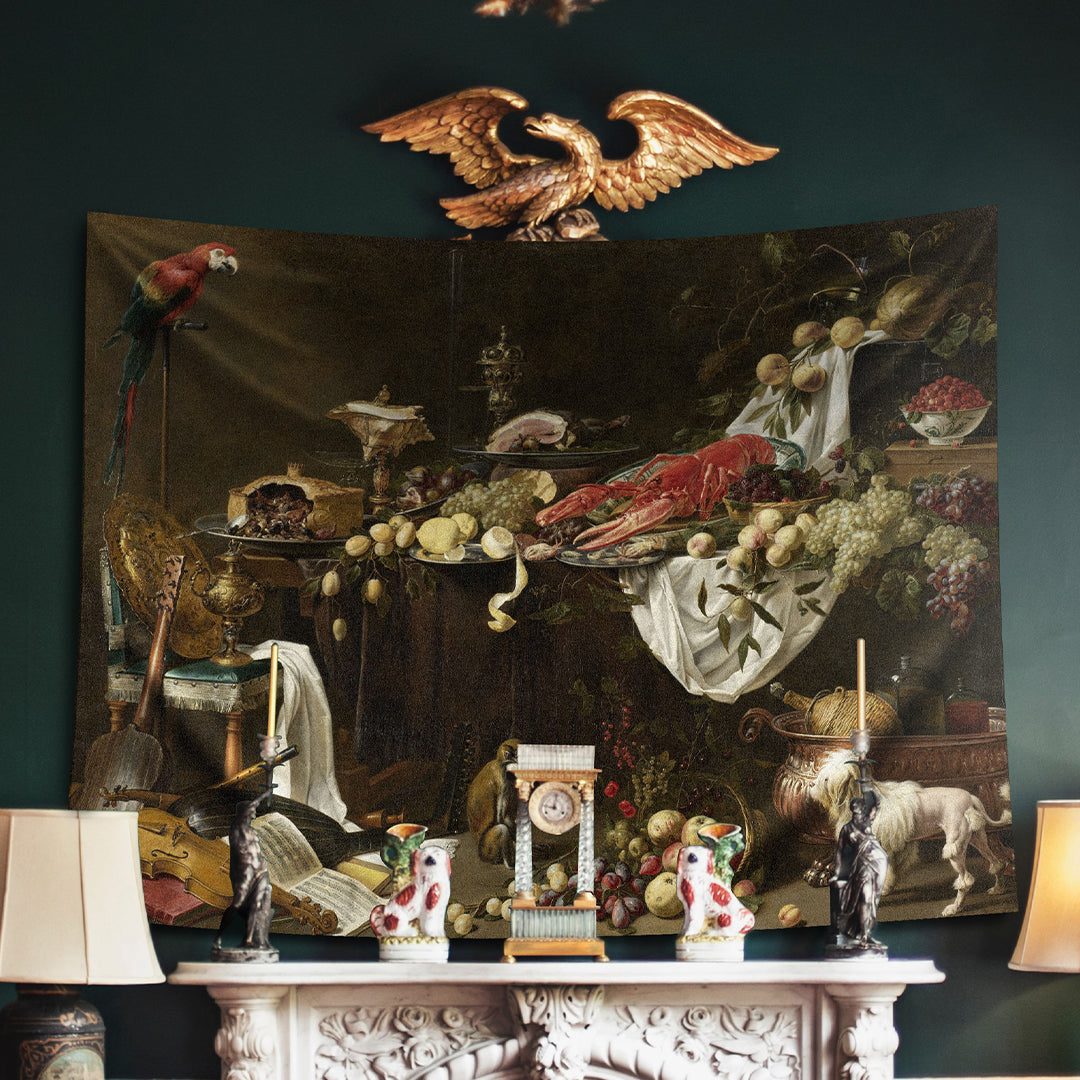 Banquet Still Life, 1644 Duvar Örtüsü