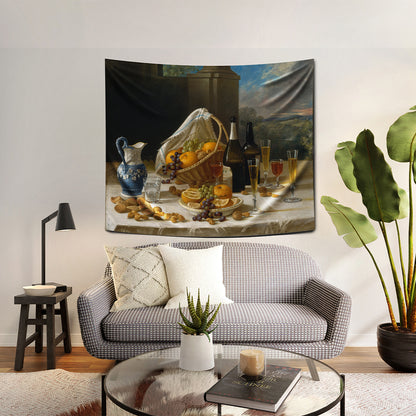 Luncheon Still Life, 1860 Duvar Örtüsü