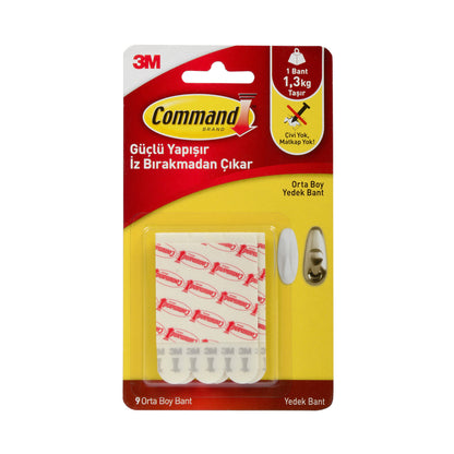 WALLHANG | 3M Command Orta Boy Yedek Bant | Duvar Askısı | wallhang.com.tr