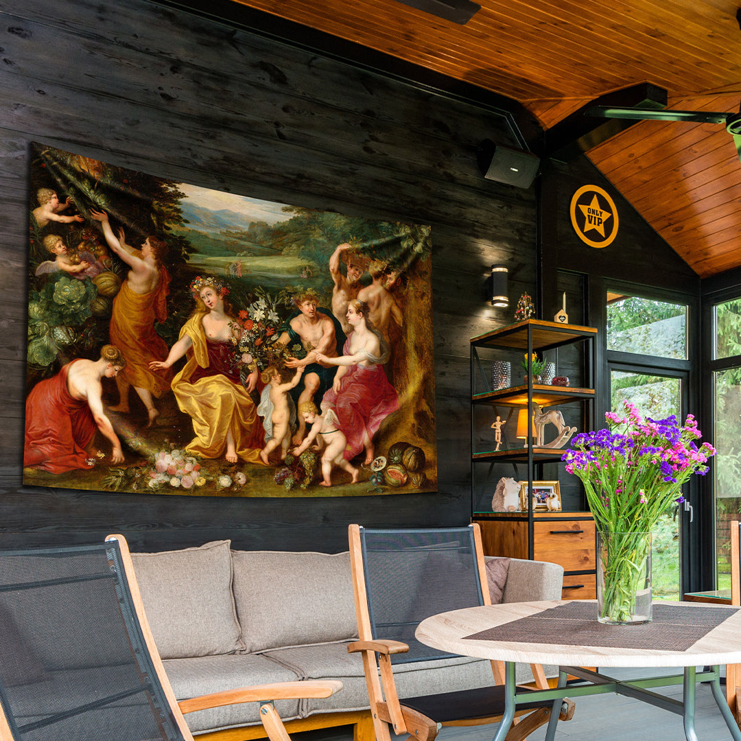 An Allegory of Earth Duvar Örtüsü