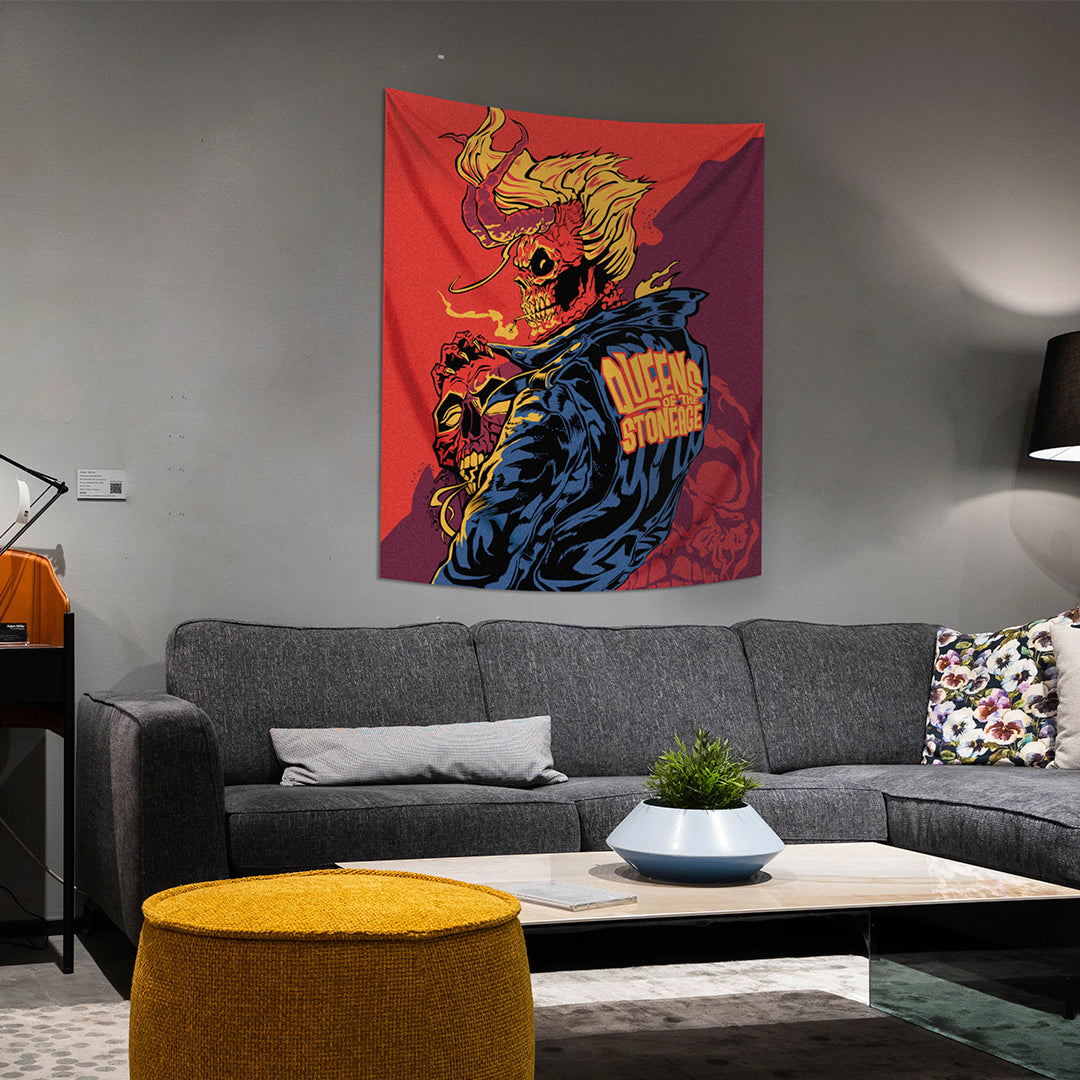 Queens of the Stoneage Duvar Örtüsü