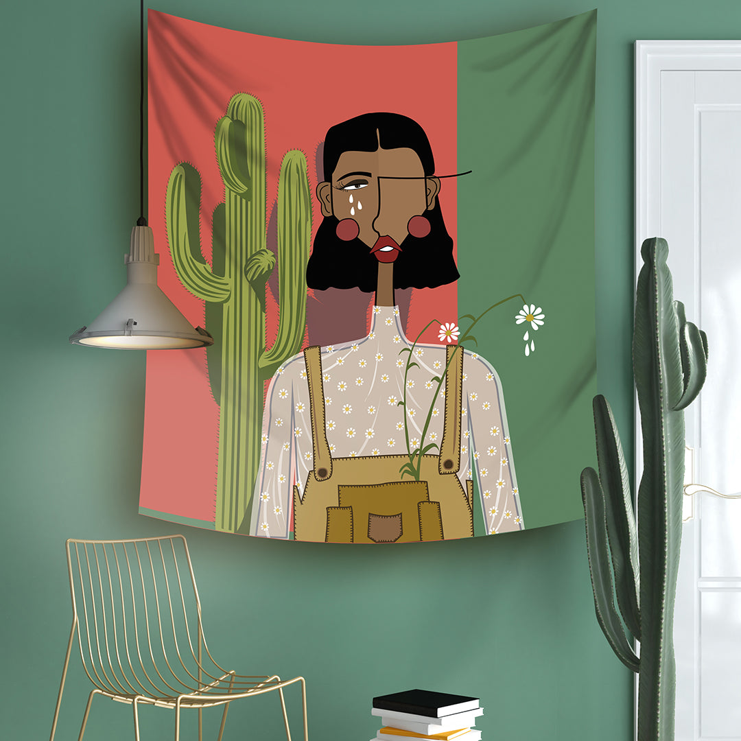 Daisy Woman Duvar Örtüsü