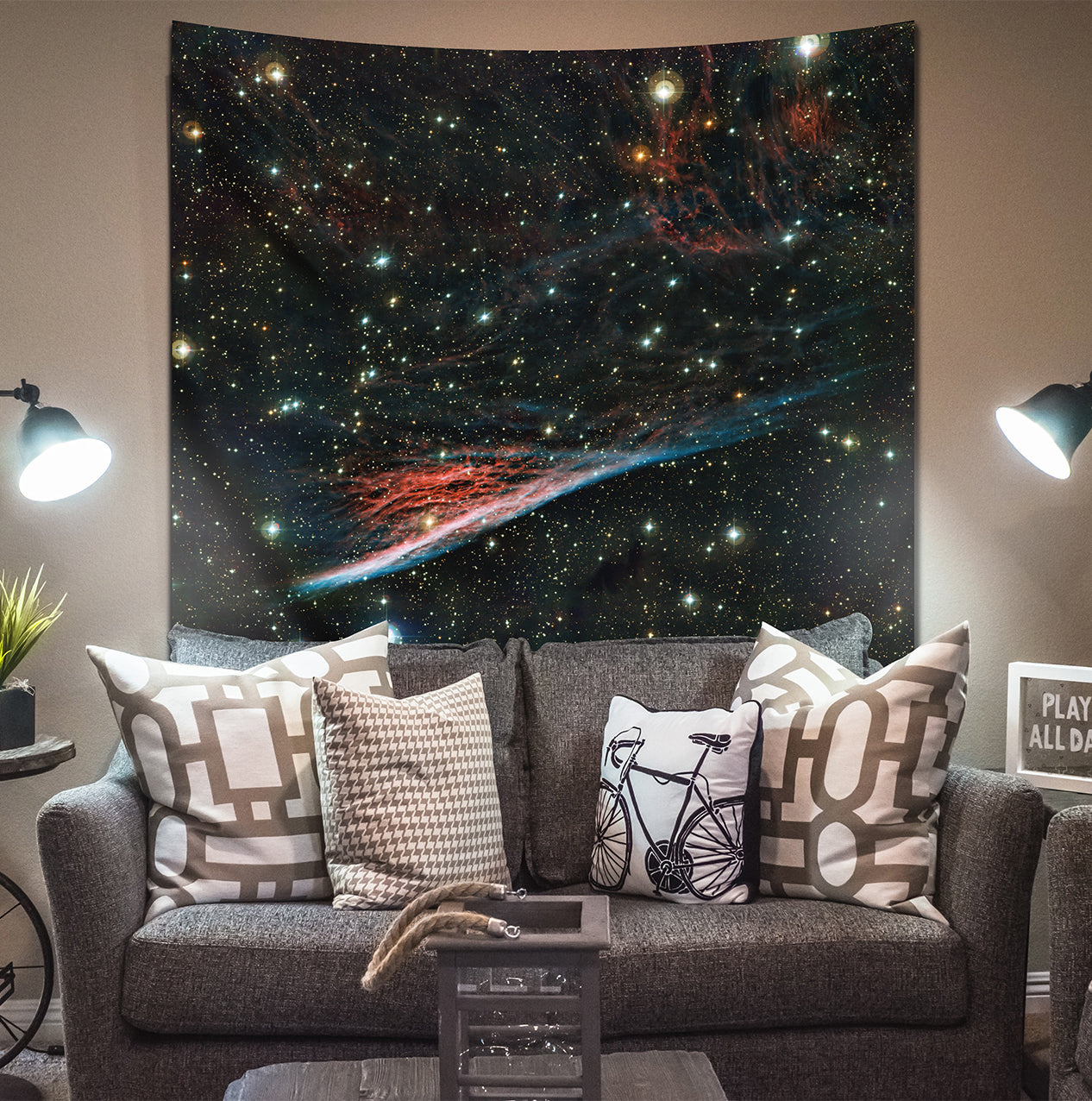 The Pencil Nebula Duvar Örtüsü