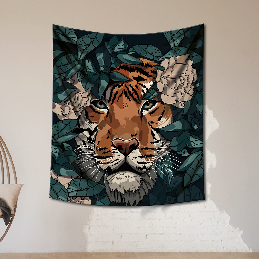 Tiger - Kaplan Duvar Örtüsü