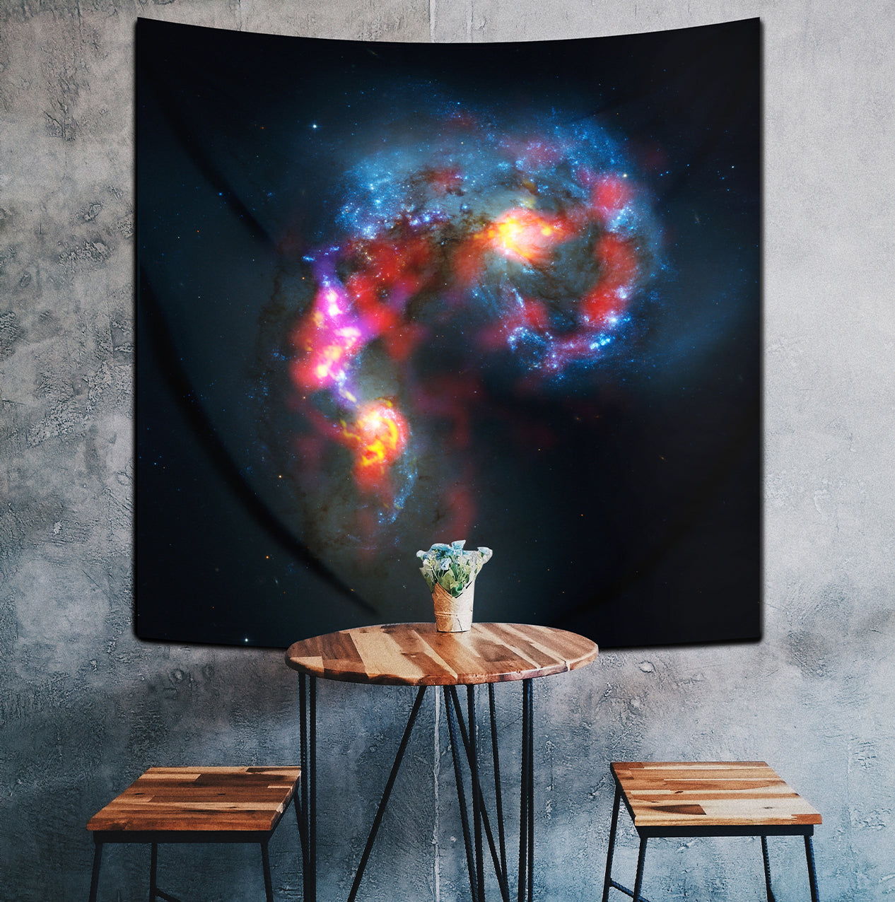 Antennae Galaxies Duvar Örtüsü