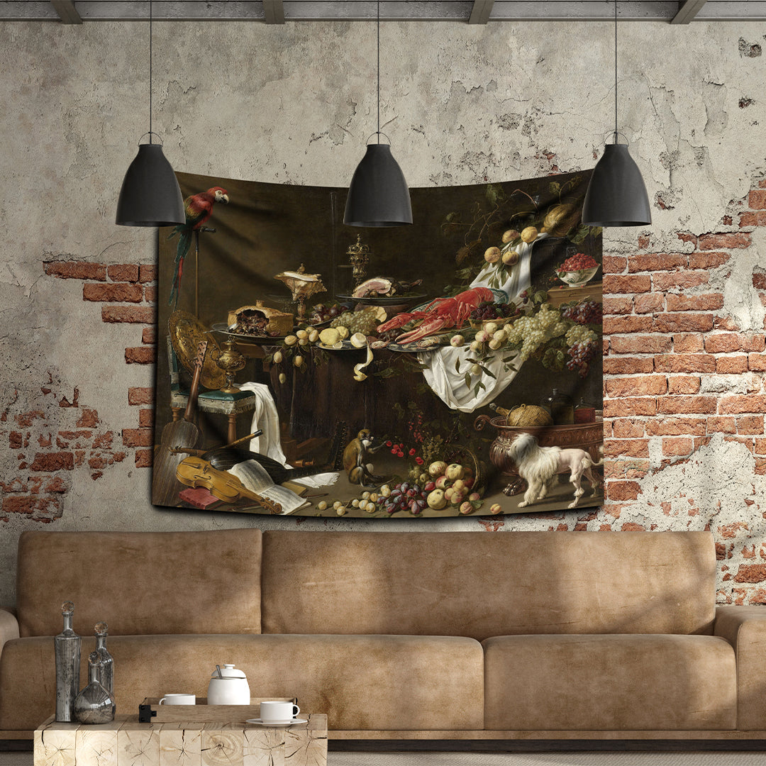 Banquet Still Life, 1644 Duvar Örtüsü