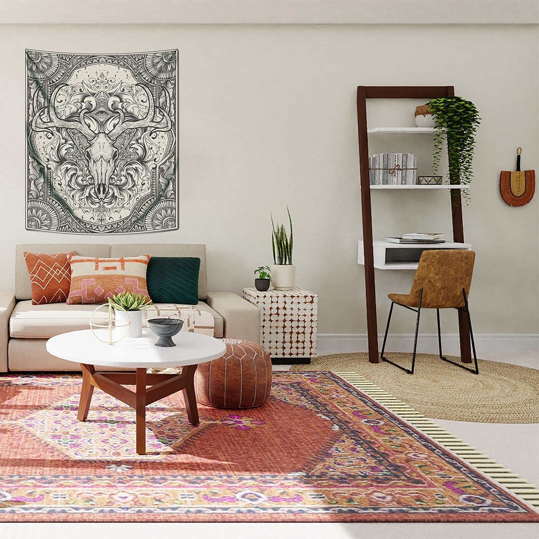 Deer Skull - Geyik Kafatası Duvar Örtüsü