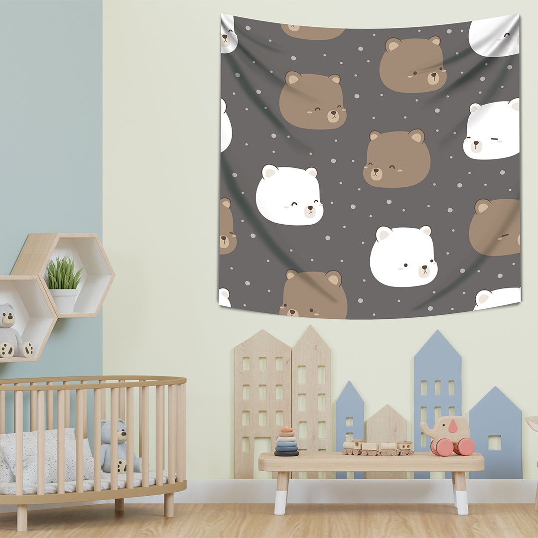 Dark Bear - Kara Ayı Duvar Örtüsü