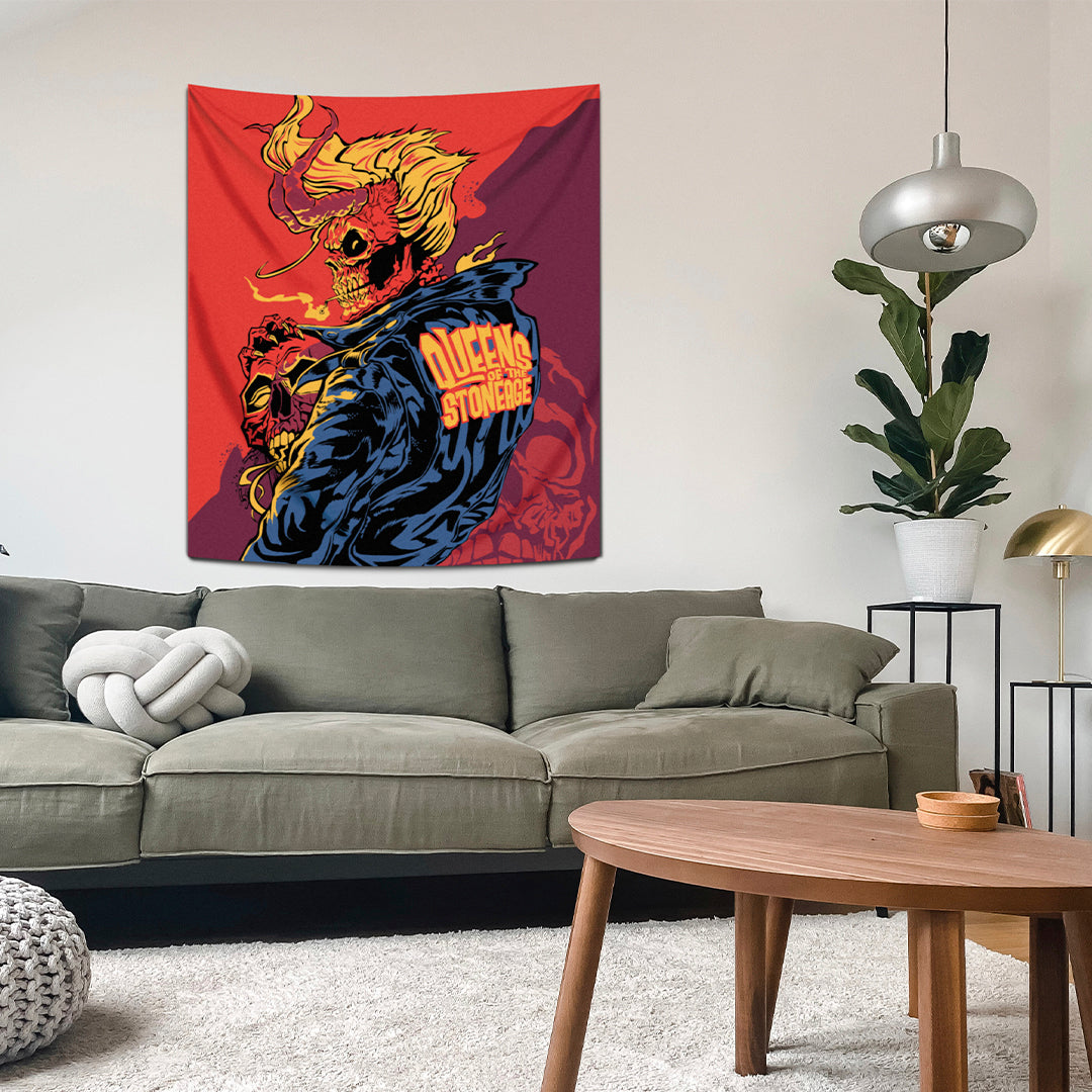 Queens of the Stoneage Duvar Örtüsü