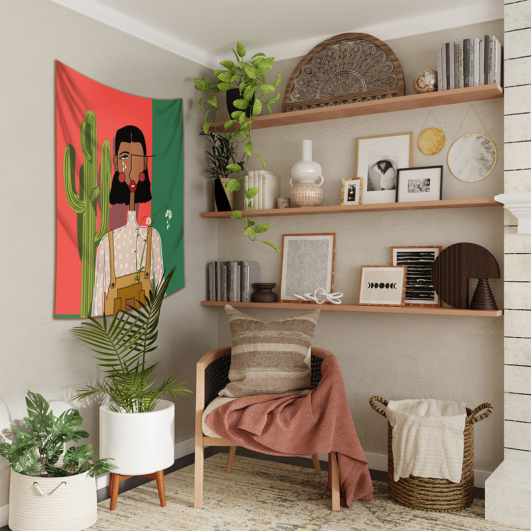 Daisy Woman Duvar Örtüsü