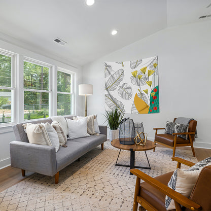 Palm Leaf Duvar Örtüsü