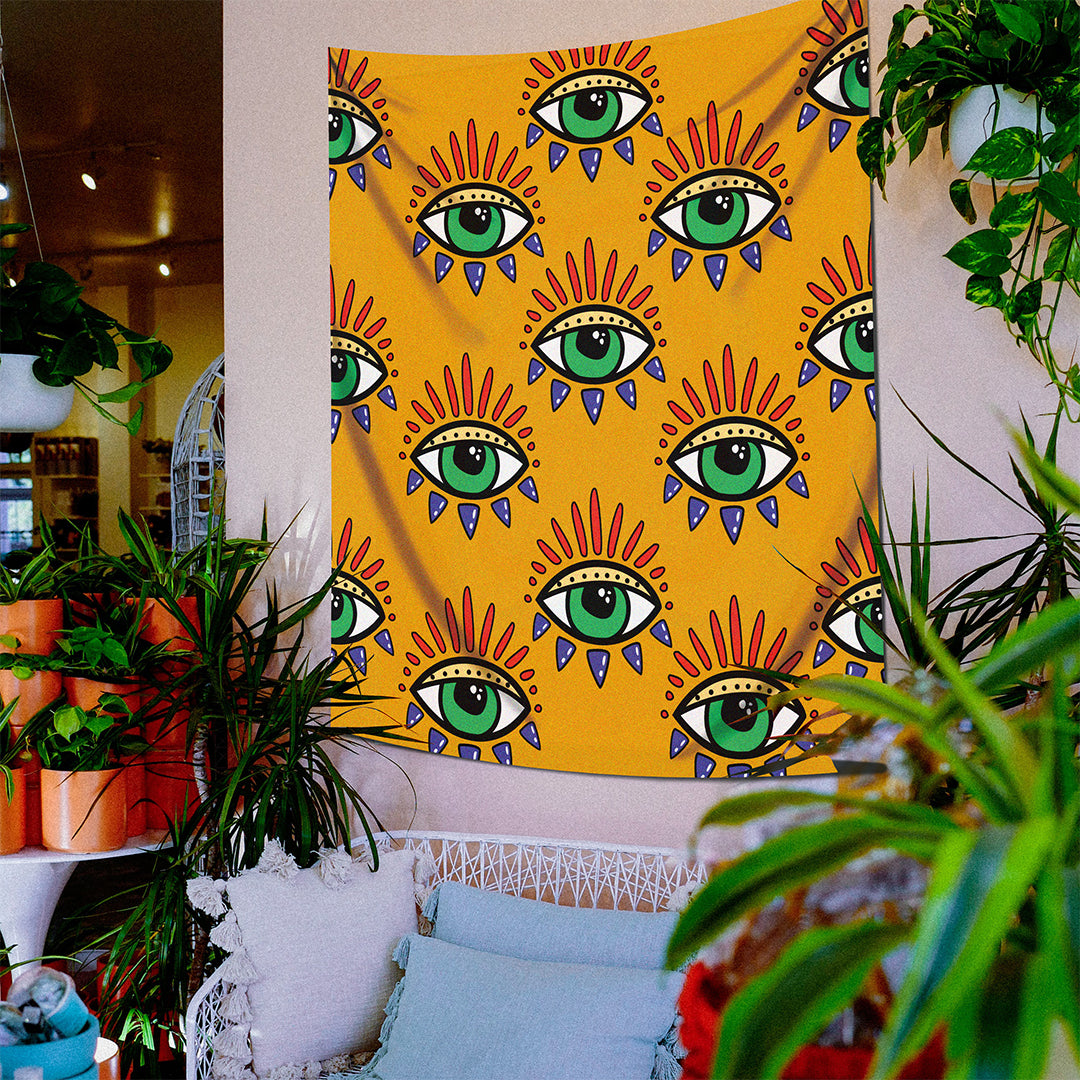 Mystique Eyes - Gizemli Gözler Duvar Örtüsü