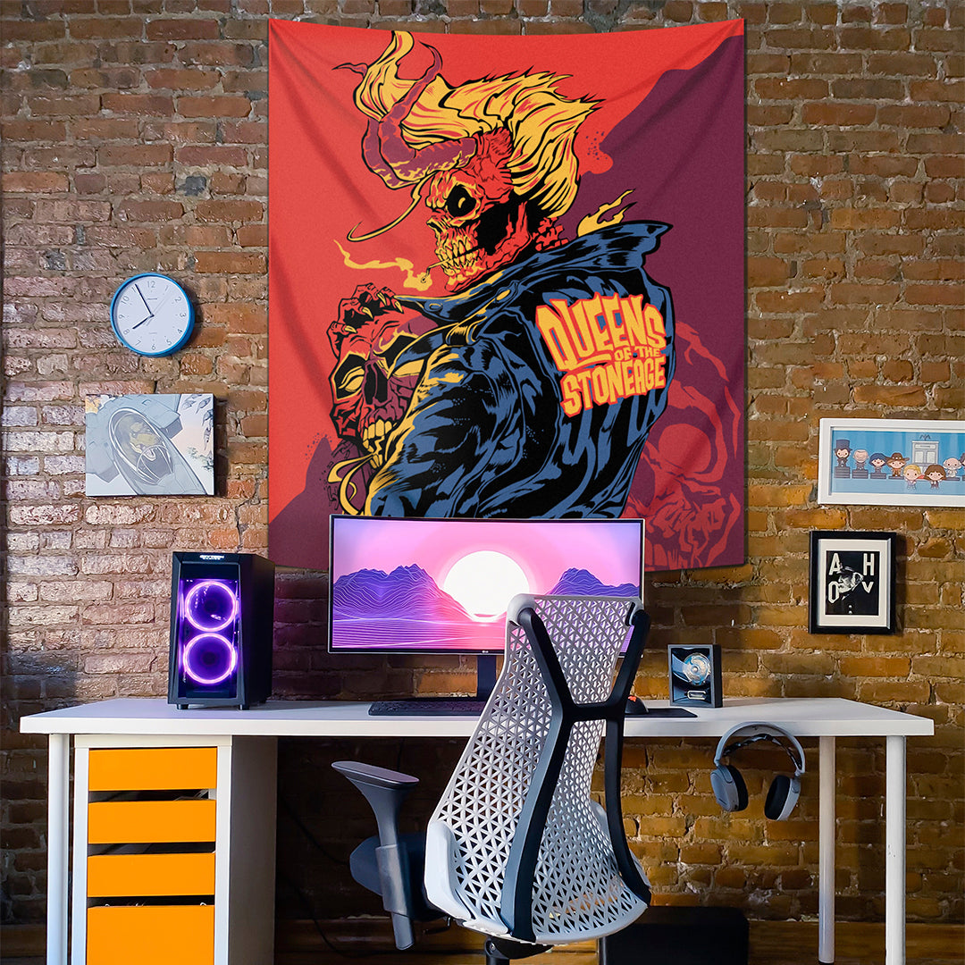 Queens of the Stoneage Duvar Örtüsü