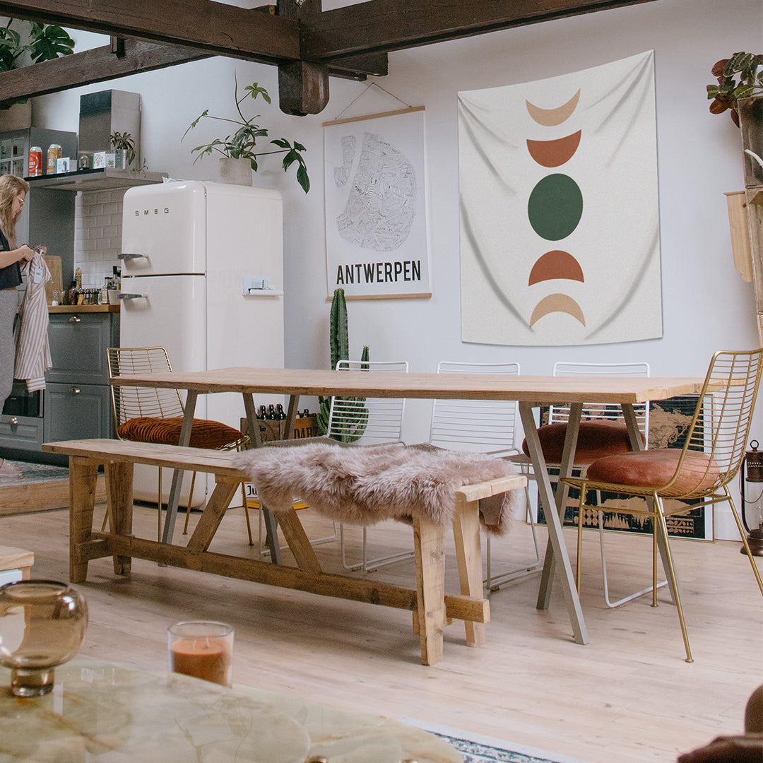 The Phases of The Moon Duvar Örtüsü