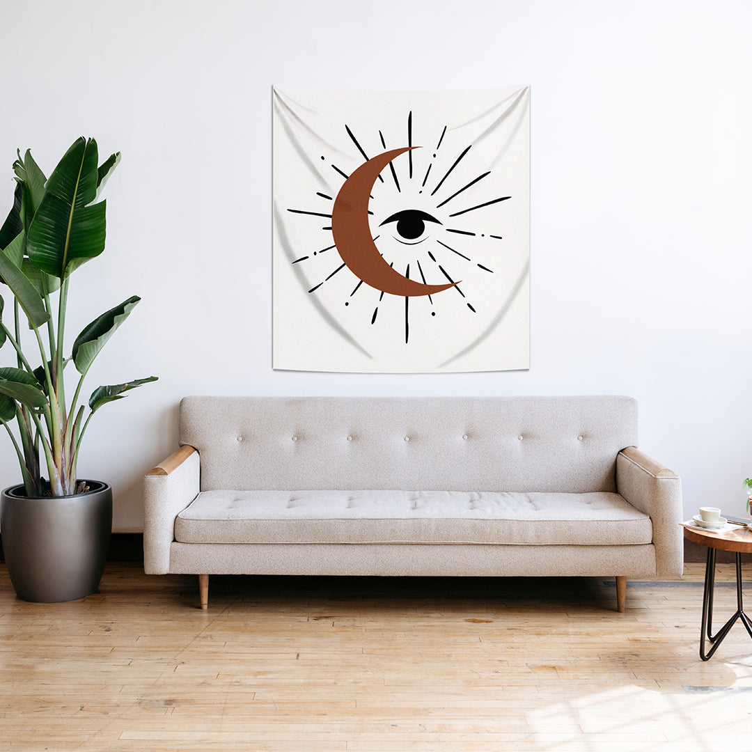 Sunny Moon -Güneşli Ay Duvar Örtüsü