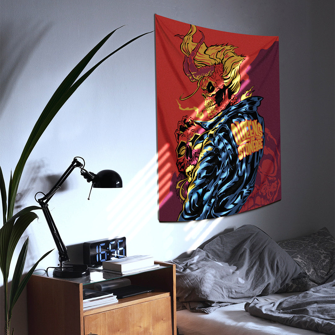 Queens of the Stoneage Duvar Örtüsü