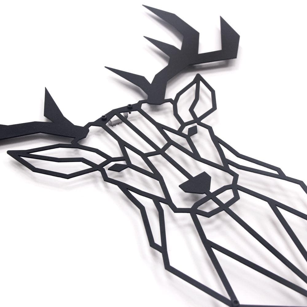 Deer Head Metal Duvar Dekoru