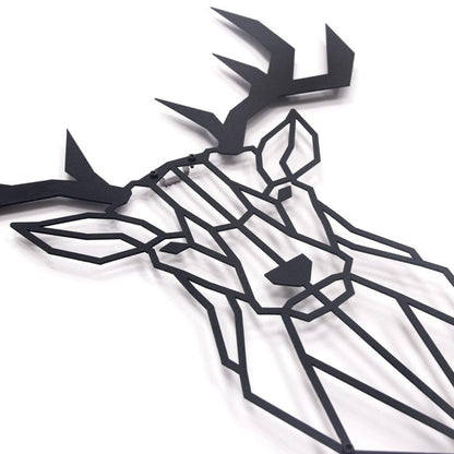 Deer Head Metal Duvar Dekoru