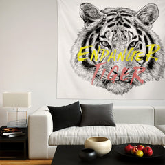 WALLHANG | Endanger Tiger | Duvar Örtüsü | wallhang.com.tr