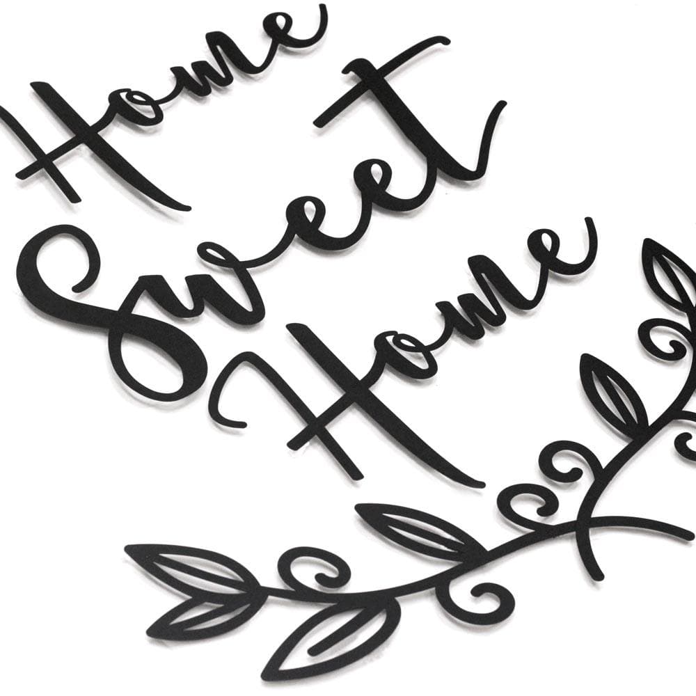 Home Sweet Home Metal Duvar Dekoru