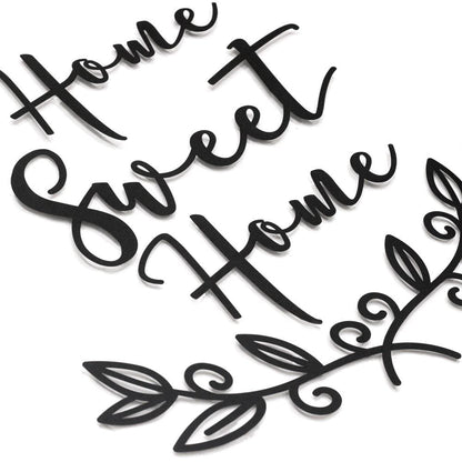 Home Sweet Home Metal Wall Decoration