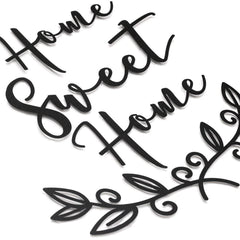 Home Sweet Home Metal Duvar Dekoru