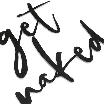 Get Naked Metal Duvar Dekoru