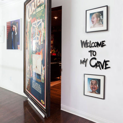 Welcome to my Cave Metal Duvar Dekoru