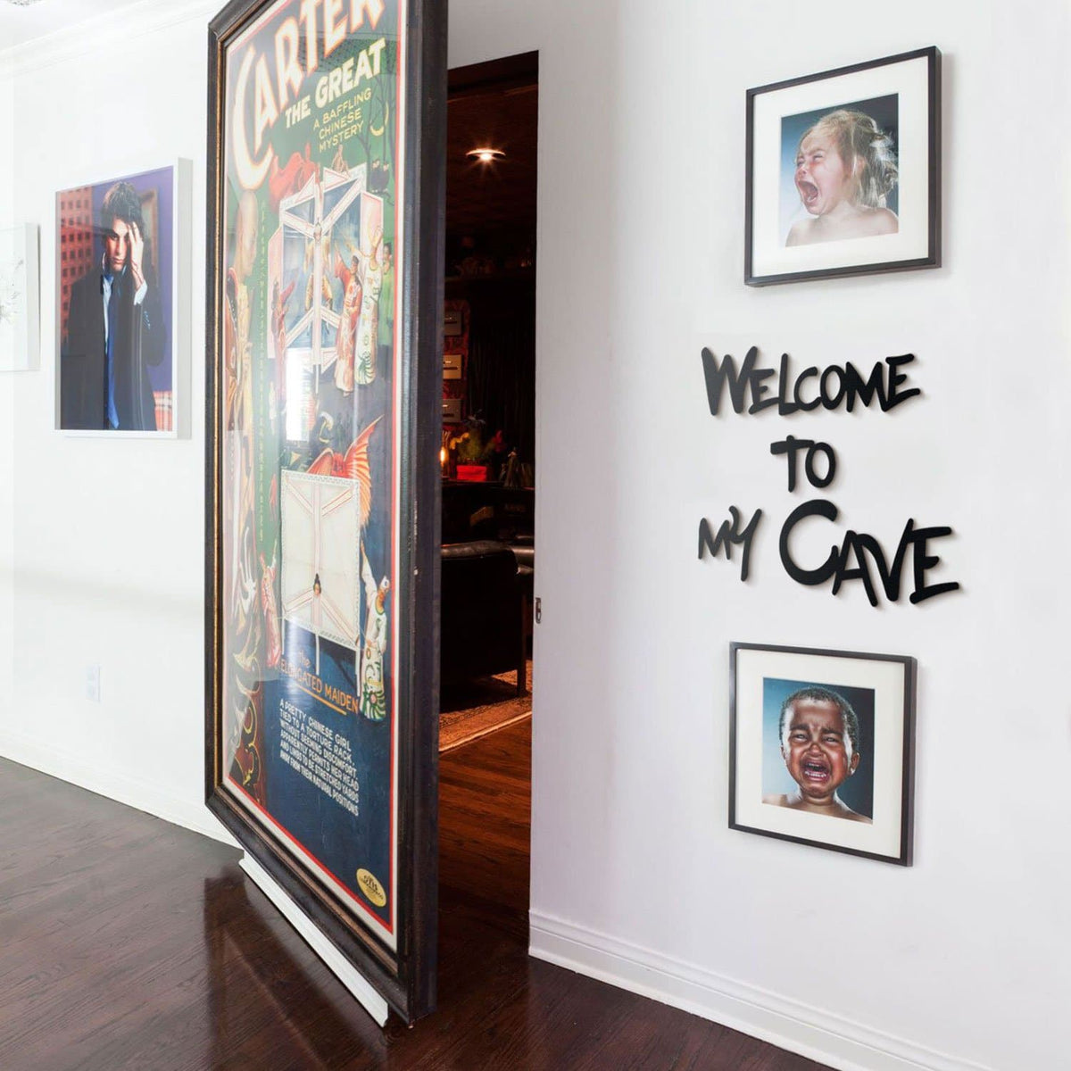 Welcome to my Cave Metal Duvar Dekoru