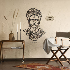 Frida Metal Duvar Dekoru